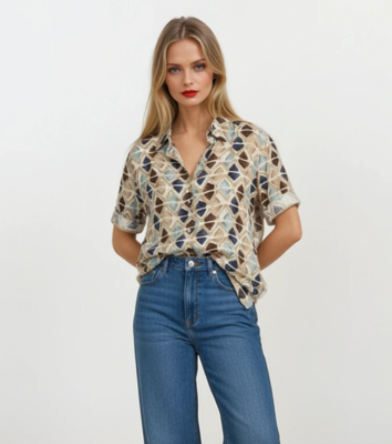 CAMICIA DONNA M/M 26/100M Ingrosso Abbigliamento Donna Tellini S.r.l.